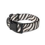 Zebra dog collar