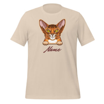 Custom Abyssinian Cat T-shirt