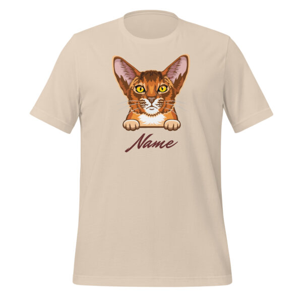 Custom Abyssinian Cat T-shirt