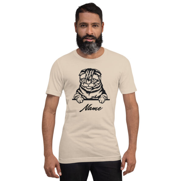 Custom Scottish Fold Cat T-shirt – Personalized Cat Lovers Gift