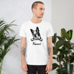 personalized French Bulldog t-shirt